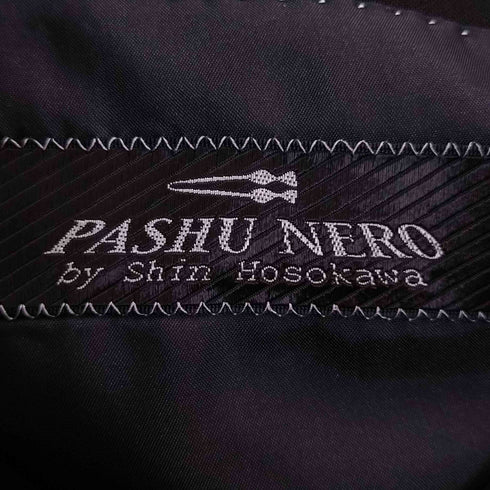 PASHU NERO by Shin Hosokawa ダブルボタン テーラードジャケット 1タック アジャスター スラックス パンツ メンズ AB5