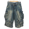 WANDER NOAH Multi Pocket Ankle-length Workwear Denim Jeans ジョーツ メンズ L