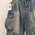 WANDER NOAH Multi Pocket Ankle-length Workwear Denim Jeans ジョーツ メンズ L