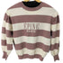 エピヌ epine border arm volume knit レディース
