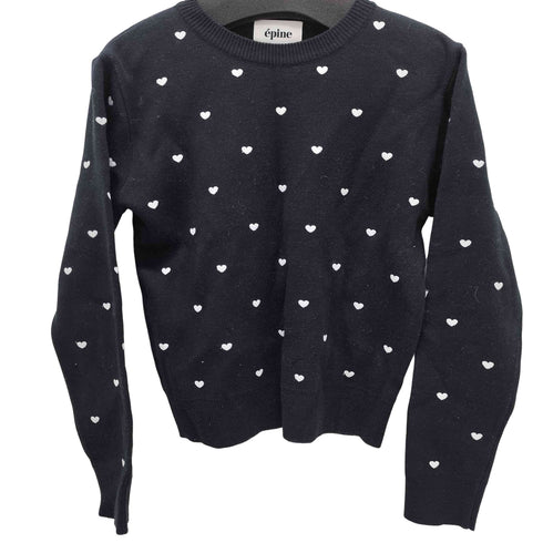エピヌ epine heart crew knit レディース