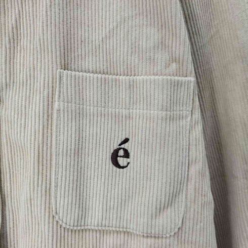 エピヌ epine é logo corduroy shirt レディース