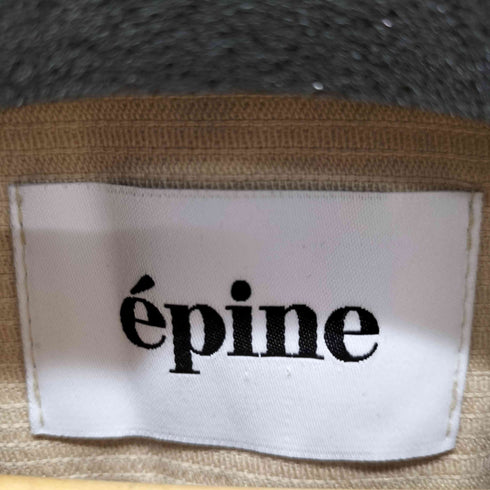 エピヌ epine é logo corduroy shirt レディース