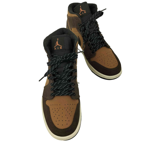 ジョーダンブランド JORDAN BRAND AIR JORDAN 1 MID SE DARK CHOCOLATE CRIMSON エア ジョーダン 1 ミッド シーズナルエディション ダークチョコレート クリムゾン メンズ JPN:27.5