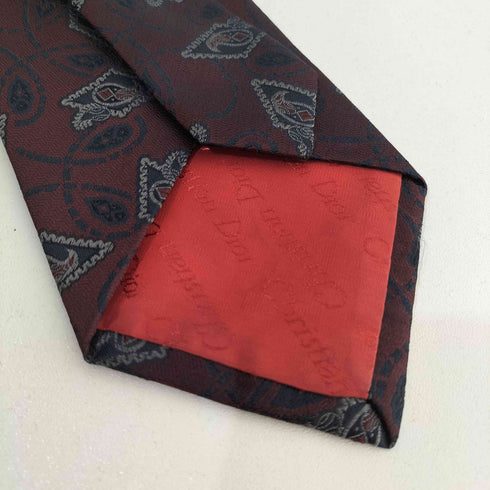 イヴサンローラン Yves Saint Laurent ヒマワリ柄シルクネクタイ メンズ