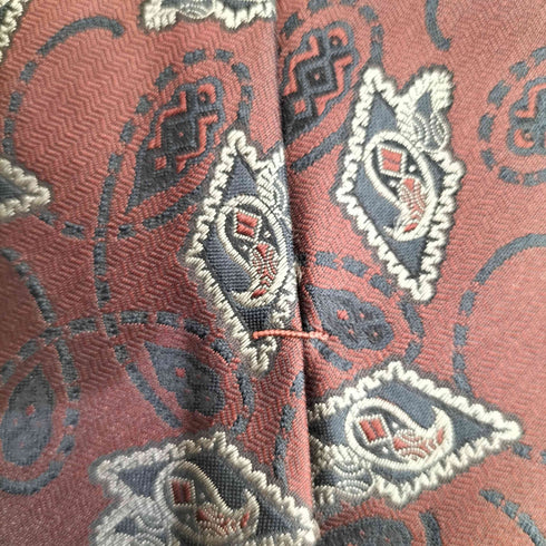 イヴサンローラン Yves Saint Laurent ヒマワリ柄シルクネクタイ メンズ