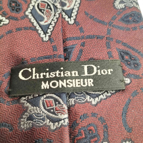 イヴサンローラン Yves Saint Laurent ヒマワリ柄シルクネクタイ メンズ
