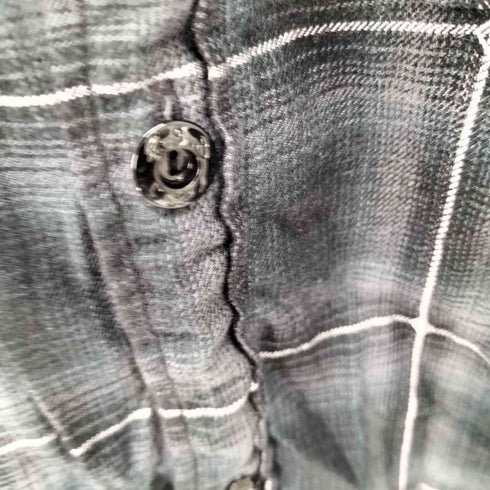 アールジェイビー R.J.B レーヨンチェックシャツ メンズ US:40