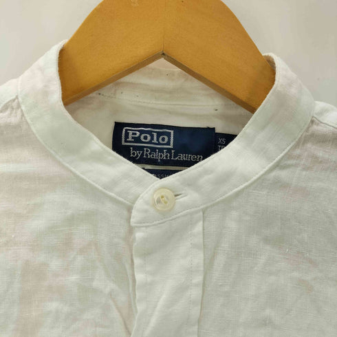 ポロバイラルフローレン Polo by RALPH LAUREN CLASSIC FIT リネンバンドカラーシャツ メンズ JPN:XS