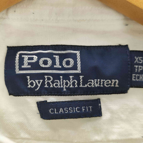 ポロバイラルフローレン Polo by RALPH LAUREN CLASSIC FIT リネンバンドカラーシャツ メンズ JPN:XS