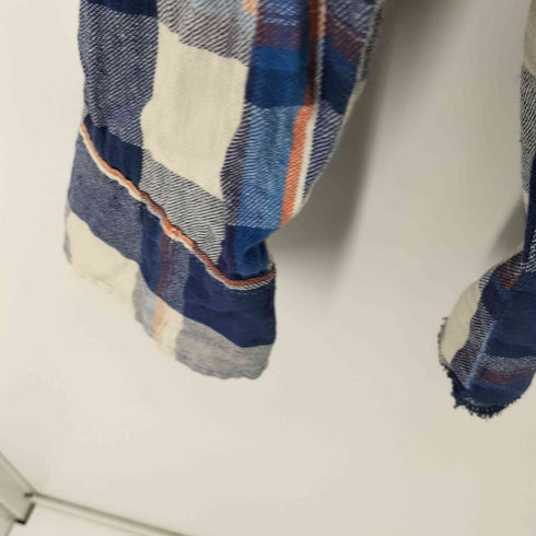 ラングラー Wrangler ウエスタンチェックネルシャツ メンズ 15 1/2-33