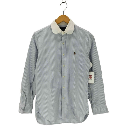ポロバイラルフローレン Polo by RALPH LAUREN SLIM FIT スモールポニー刺繍クレリックストライプシャツ メンズ 14 1/2