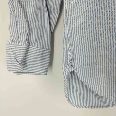 ポロバイラルフローレン Polo by RALPH LAUREN SLIM FIT スモールポニー刺繍クレリックストライプシャツ メンズ 14 1/2