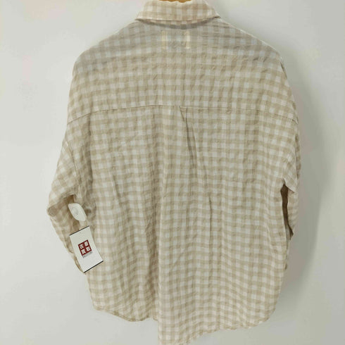 エピヌ epine embroidery arm volume shirt gingham レディース