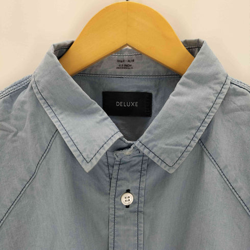 デラックス DELUXE ヨーク切替 ワイドシャツ メンズ JPN:L
