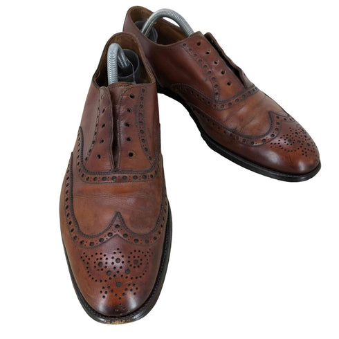 ブルックスブラザーズ BROOKS BROTHERS メダリオン ウイングチップレザーシューズ メンズ