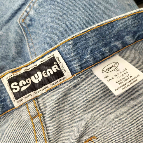 SAG WEAR 00S USA製 バックレイヤードデザイン バギーショーツ ジョーツ メンズ US:30-31