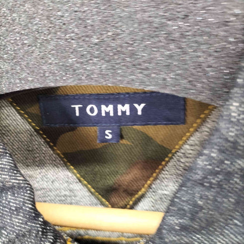 トミー TOMMY デニムジャケット 襟裏迷彩 メンズ import:S
