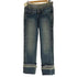 YEN JEANS 00S Y2K 立体裁断 2重 レイヤードデザイン ボタンフライ ストレートデニムパンツ メンズ