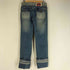 YEN JEANS 00S Y2K 立体裁断 2重 レイヤードデザイン ボタンフライ ストレートデニムパンツ メンズ