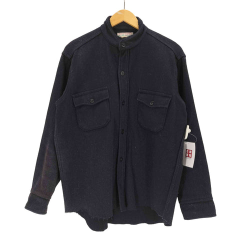 northway sports C.P.O バンドカラーウールシャツ メンズ JPN:L