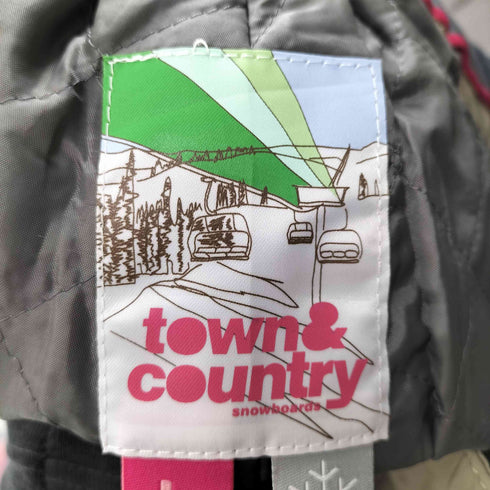 タウンアンドカントリー TOWN & COUNTRY スキーウェアセットアップ レディース L