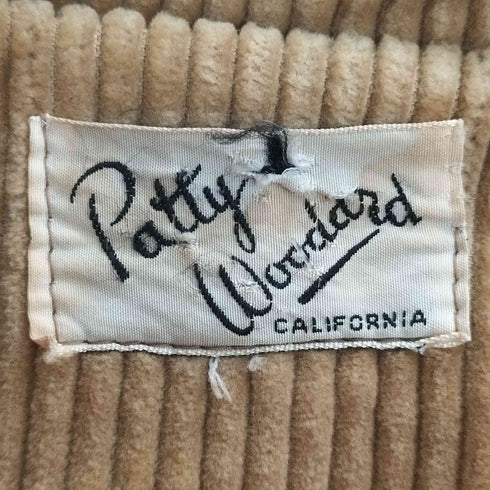 Patty Woodard 金ボタン コーデュロイ 3B テーラードジャケット レディース