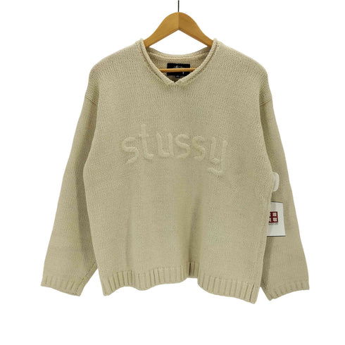 ステューシー Stussy EMBROIDERED V-NECK LOGO SWEATER メンズ import:S