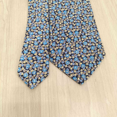 ジョルジオアルマーニ Giorgio Armani 小花柄シルクネクタイ MADE IN ITALY メンズ