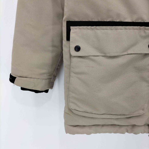 EIDER アイダー ファー付き ロゴ刺繍 ジップアップ ダウンジャケット メンズ JPN:XS