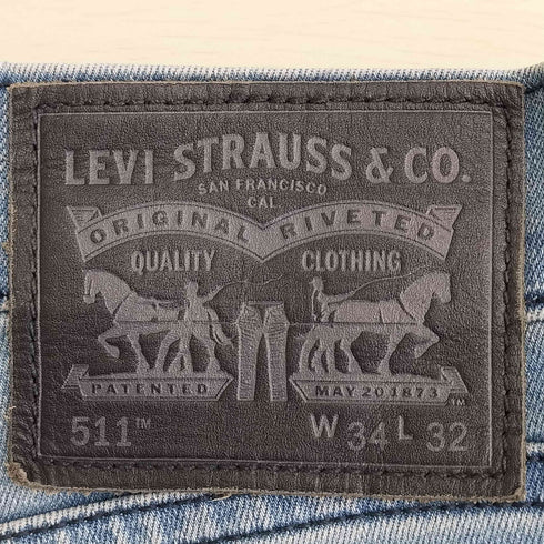 リーバイス Levis 511 ストレッチ デニムパンツ メンズ W34/L32