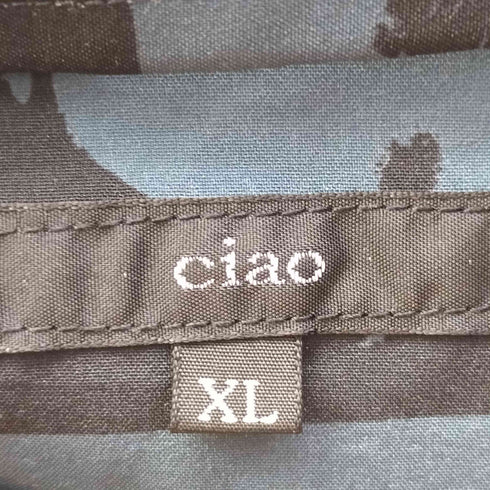 チャオ CIAO アーティストプリント S/S オープンカラー 柄シャツ メンズ JPN:XL