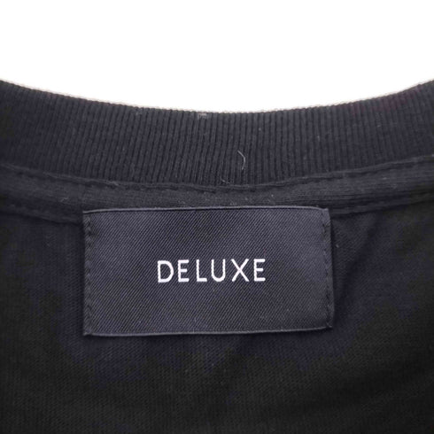 デラックス DELUXE 両面プリント クルーネックl/s カットソー メンズ