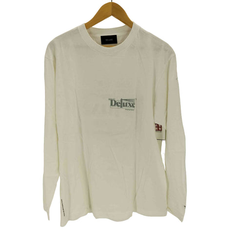 デラックス DELUXE 両面プリント クルーネックl/s カットソー メンズ