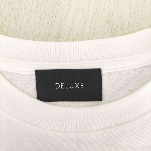 デラックス DELUXE 両面プリント クルーネックl/s カットソー メンズ