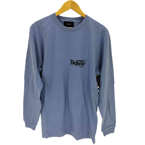 デラックス DELUXE 両面プリント クルーネックl/s カットソー メンズ