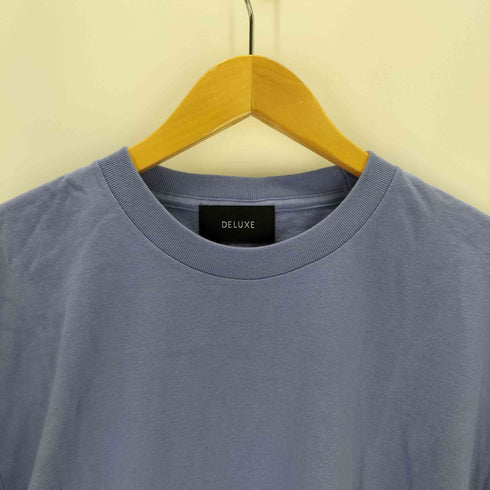 デラックス DELUXE 両面プリント クルーネックl/s カットソー メンズ