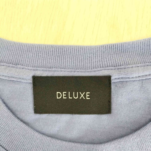 デラックス DELUXE 両面プリント クルーネックl/s カットソー メンズ