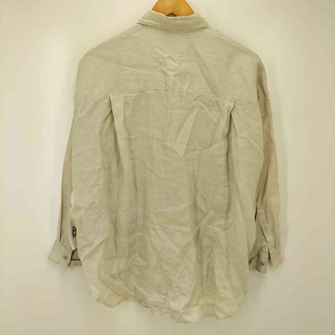 スピックアンドスパン Spick and Span 23SS 80リネンカシュクールビッグシャツ レディース FREE