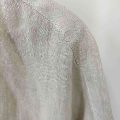 スピックアンドスパン Spick and Span 23SS 80リネンカシュクールビッグシャツ レディース FREE