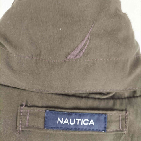 ノーティカ NAUTICA 裏地フリース ダブルポケット ポリブルゾン 裾ドローコード ダブルジップ メンズ JPN:M