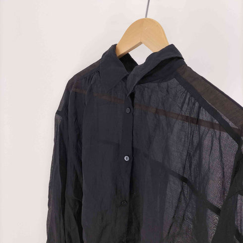 ザショップティーケー THE SHOP TK シア ーギャザー シャツ レディース JPN:L