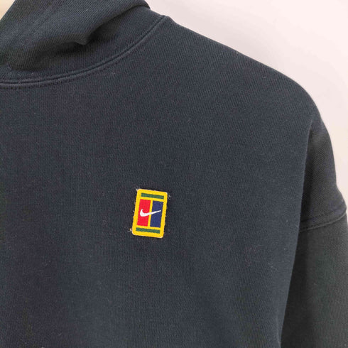 ナイキ NIKE ロゴワッペン クロップド プルオーバーパーカー レディース import:S