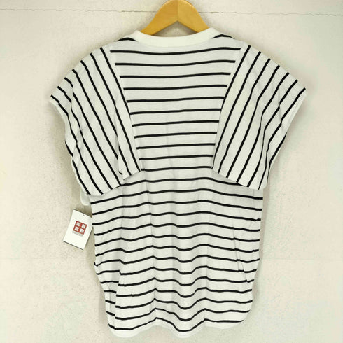 アダムエロペ Adam et Rope デザインボーダーTシャツ レディース FREE