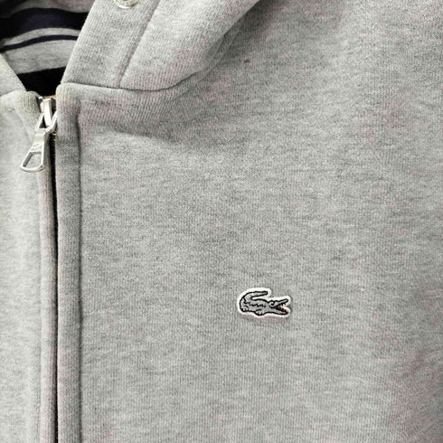 ラコステ LACOSTE 銀ワニ ジップアップパーカー レディース FR:38