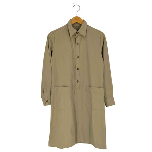 アーペーセー A.P.C. フランス製 ハーフボタン ウール シャツワンピース レディース import:M