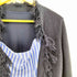 サカイ Sacai プリーツシャツドッキングニット レディース