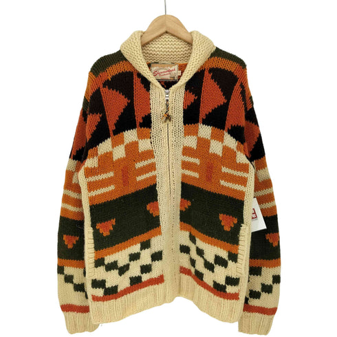 Shenandoah Knitwear 総柄 ローゲージ カウチンニット メンズ import:L
