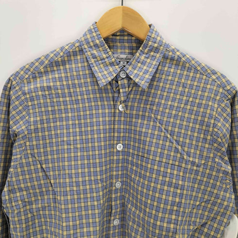 スティーブンアラン Steven Alan 70/2 ブロード バンドカラー リラックスレギュラー シャツ メンズ JPN:M