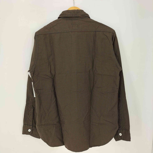 ポストオーバーオールズ POST OVERALLS USA製 マチ付き チンスト ガンクラブチェック ワークシャツ メンズ